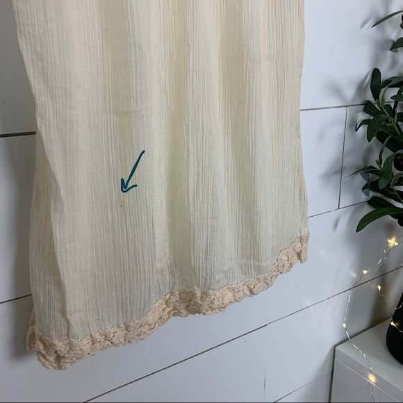 ❌SOLD❌ Old Navy Cream Gauzy Boho Tank Top Cami - Picture 8 of 8